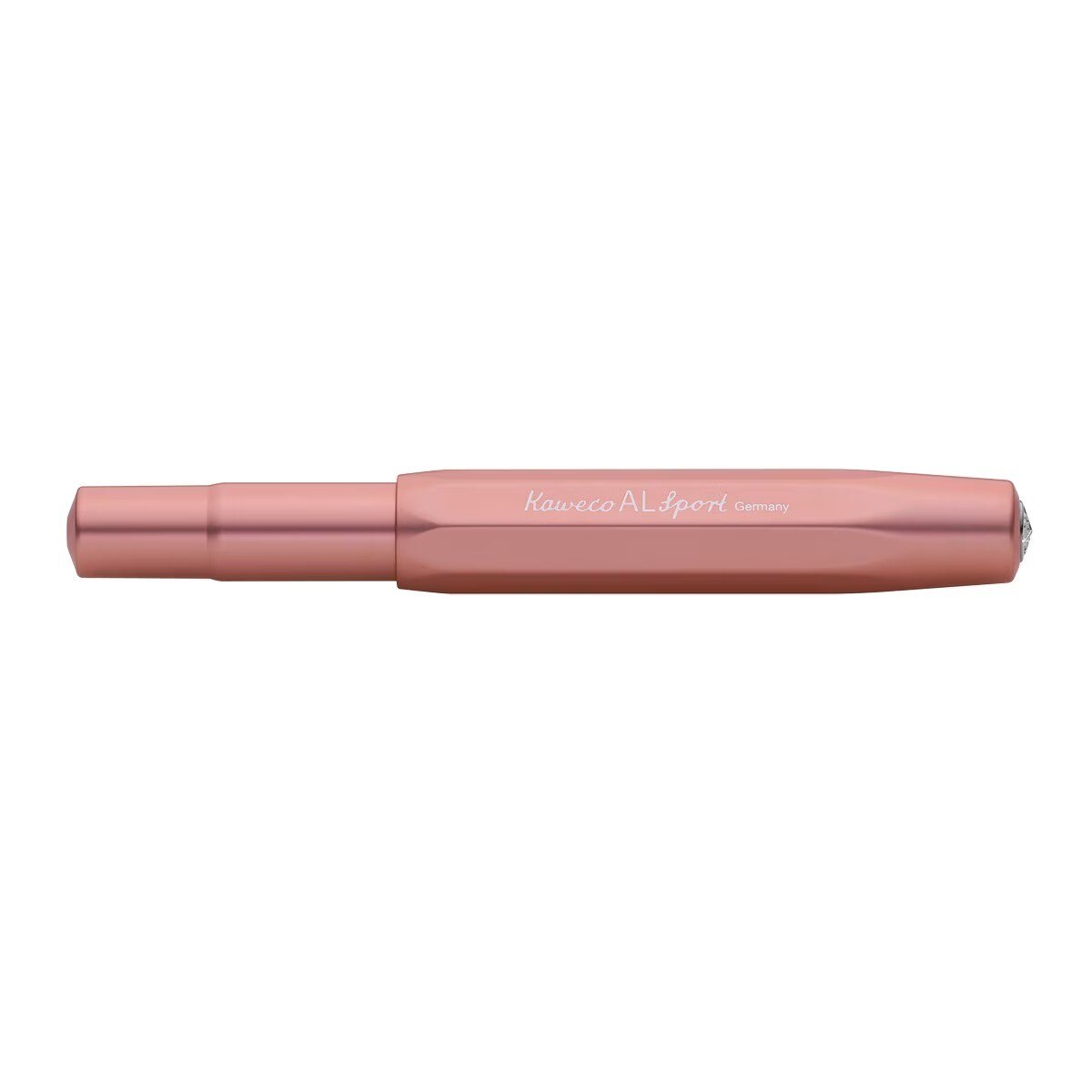 Caneta de aparo Alu Sport Kaweco rosa pastel e alumínio 2