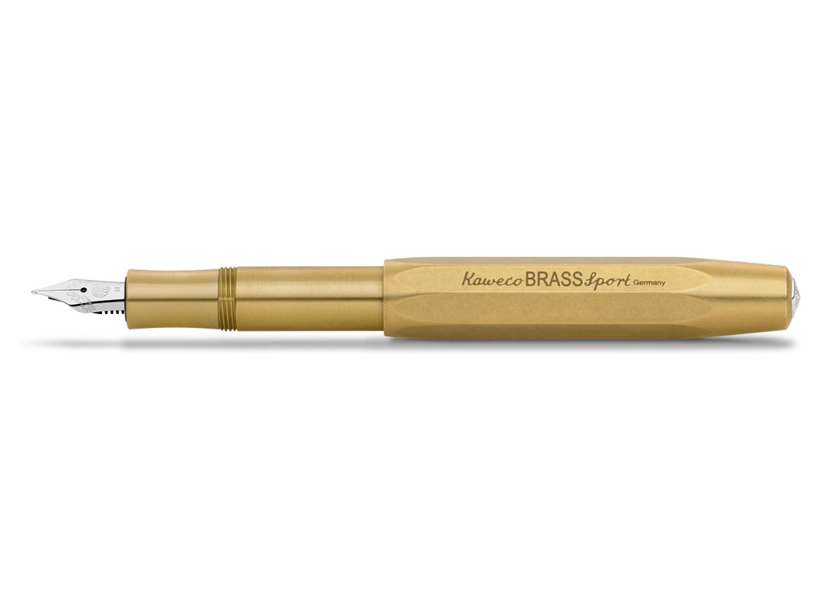 Caneta de aparo Sport Kaweco latão com pátina 1