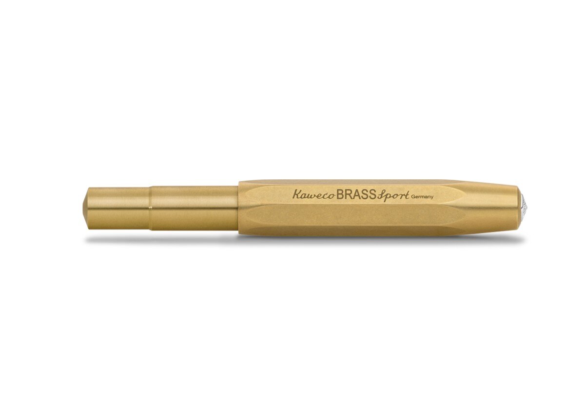 Caneta de aparo Sport Kaweco latão com pátina 2
