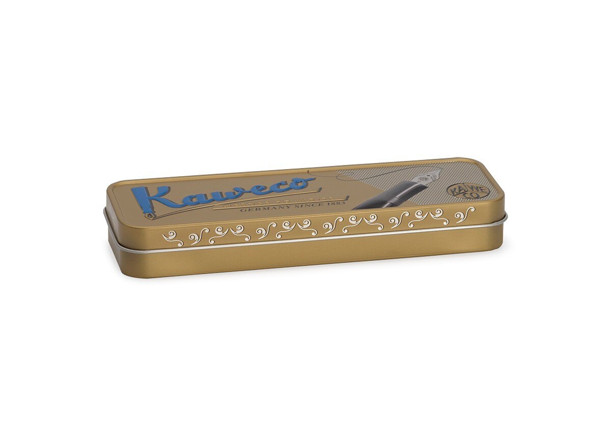 Caneta de aparo Dia Resina Kaweco preta e cromada 3