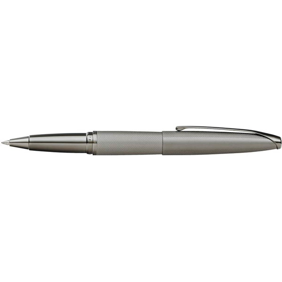 Caneta Rollerball ATX cinza titânio jato de areia 2