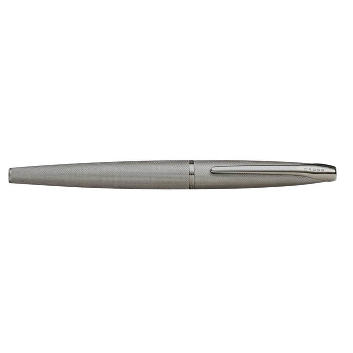 Caneta Rollerball ATX cinza titânio jato de areia 3