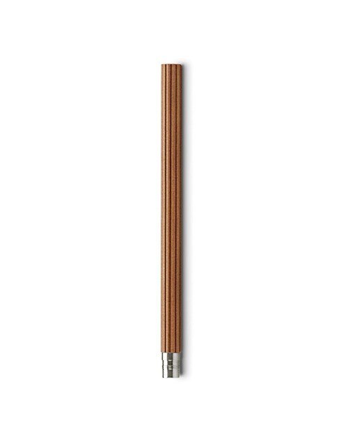 Conjunto com Cinco Lápis de Bolso Graf von Faber-Castell Castanhos Castanho-1