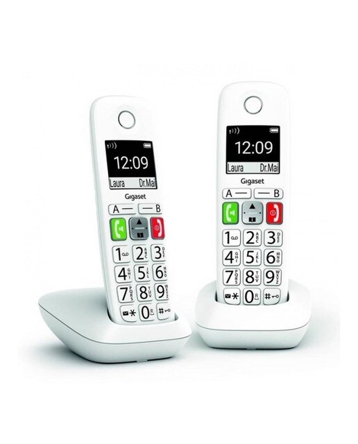 Pack Duo Telefone de Secretária  Gigaset E290 - Branco Branco-1