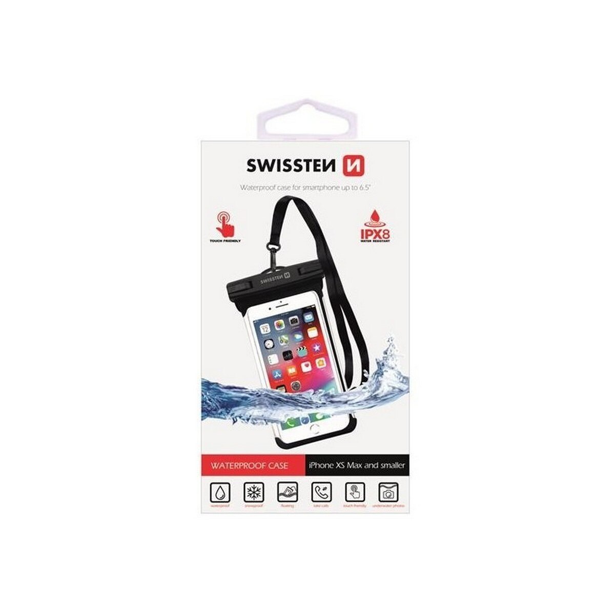 Bolsa Transparente Swissten à Prova de Água 3