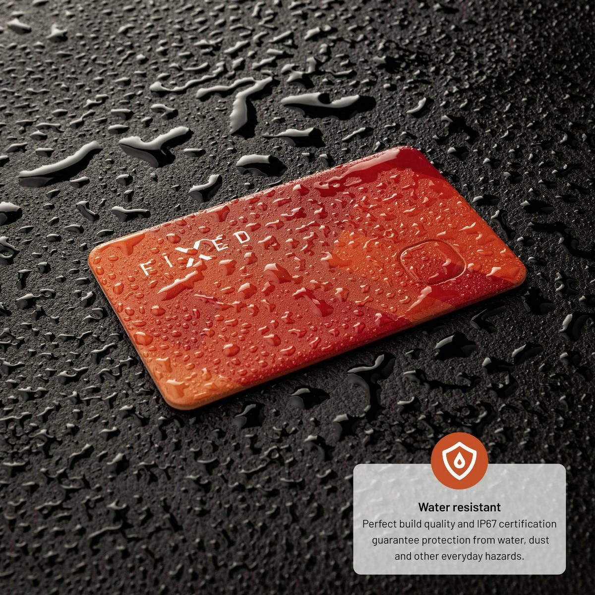 Tracker Card Fixed Location Card for Apple "Find My" - Laranja 13