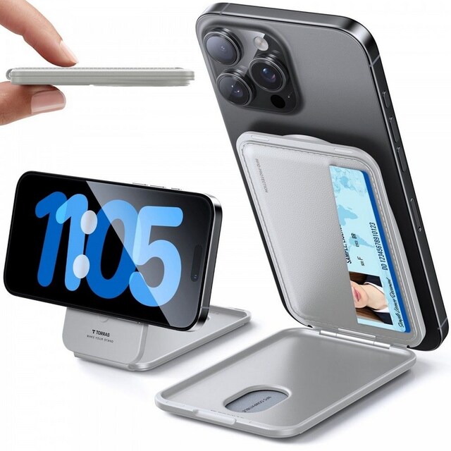 Imagem 0 de Suporte Torras Magspin Wallet - Cinzento