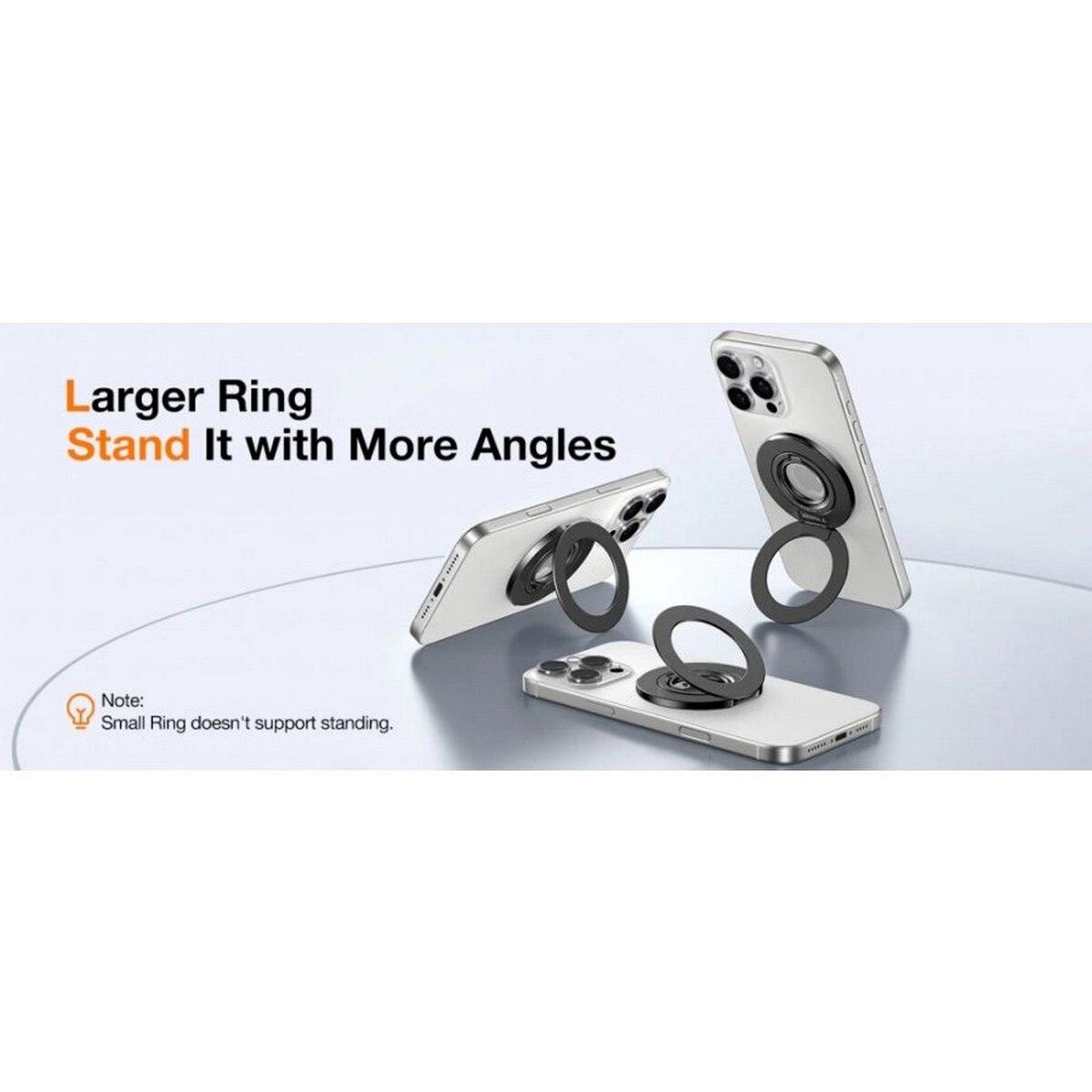 Suporte Torras Ostand Dual-Ring - Prateado 3
