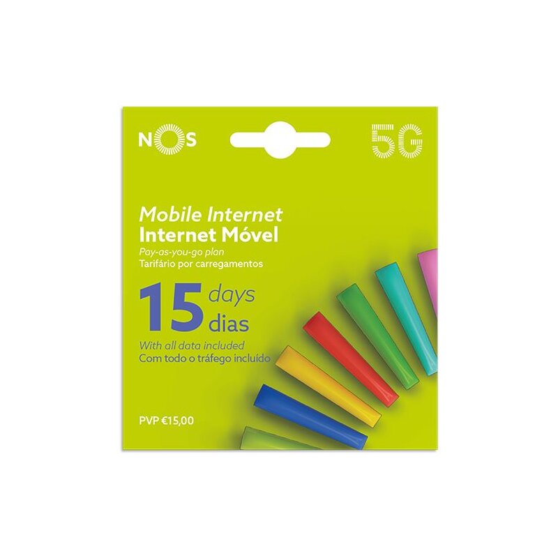 Imagem 0 de Cartão Internet Móvel NOS Kanguru Livre XL 5G - 15 Dias