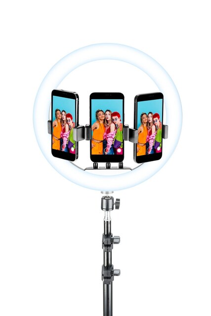 Imagem 0 de Tripé Selfie Ring Trio Universal Cellular Line SELFIERINGPROK