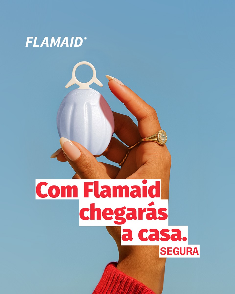 Alarme de Segurança Pessoal Flamaid Basic Peaceful Grenade Branco-7