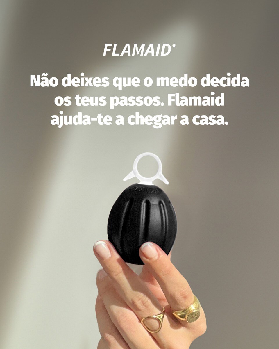 Capa FlamAid de Silicone para Alarme de Segurança Pessoal Flamaid Basic Peaceful Grenade - Preto Preto-2