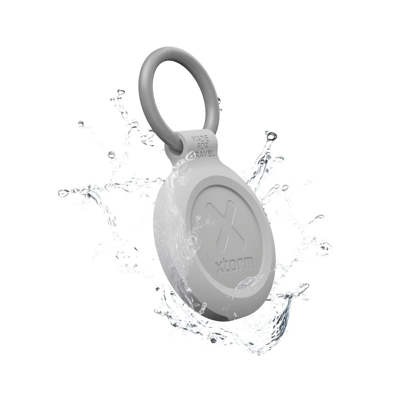 Porta-Chaves TravelTag Xtorm XTAG2GA10 para Android e iPhone, Resistente à Água – Cinzento Claro Branco cinza-6