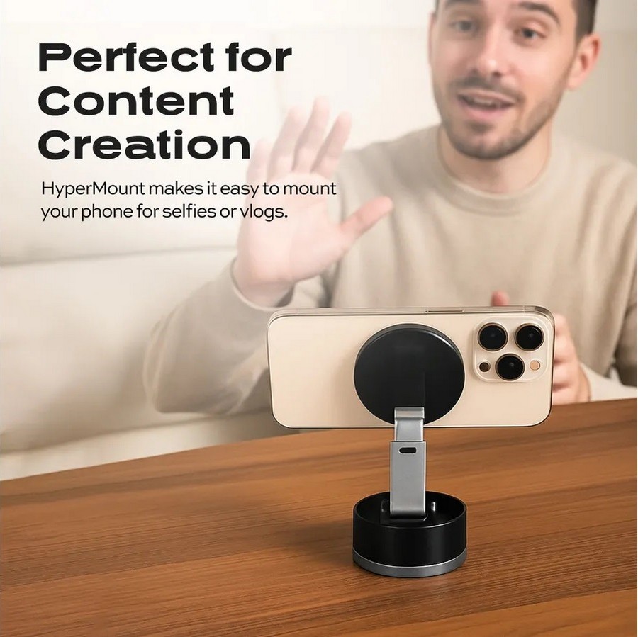 Suporte Magnético Statik Phone Mount PUP-0660 HyperMount 5 Vacuum 4