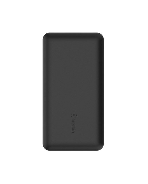 Powerbank Belkin de 3 portas 10K + Cabo USB-A a USB-C - Preto Preto-1