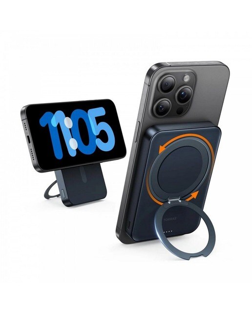 Imagem 0 de Powerbank Torras Magstall Upro Ostand 10000Mah QI 2.0 - Preto