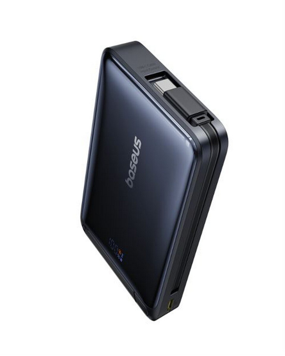 Powerbank Magnética Baseus Nomos QI2 10000mah 45W - Preto 3