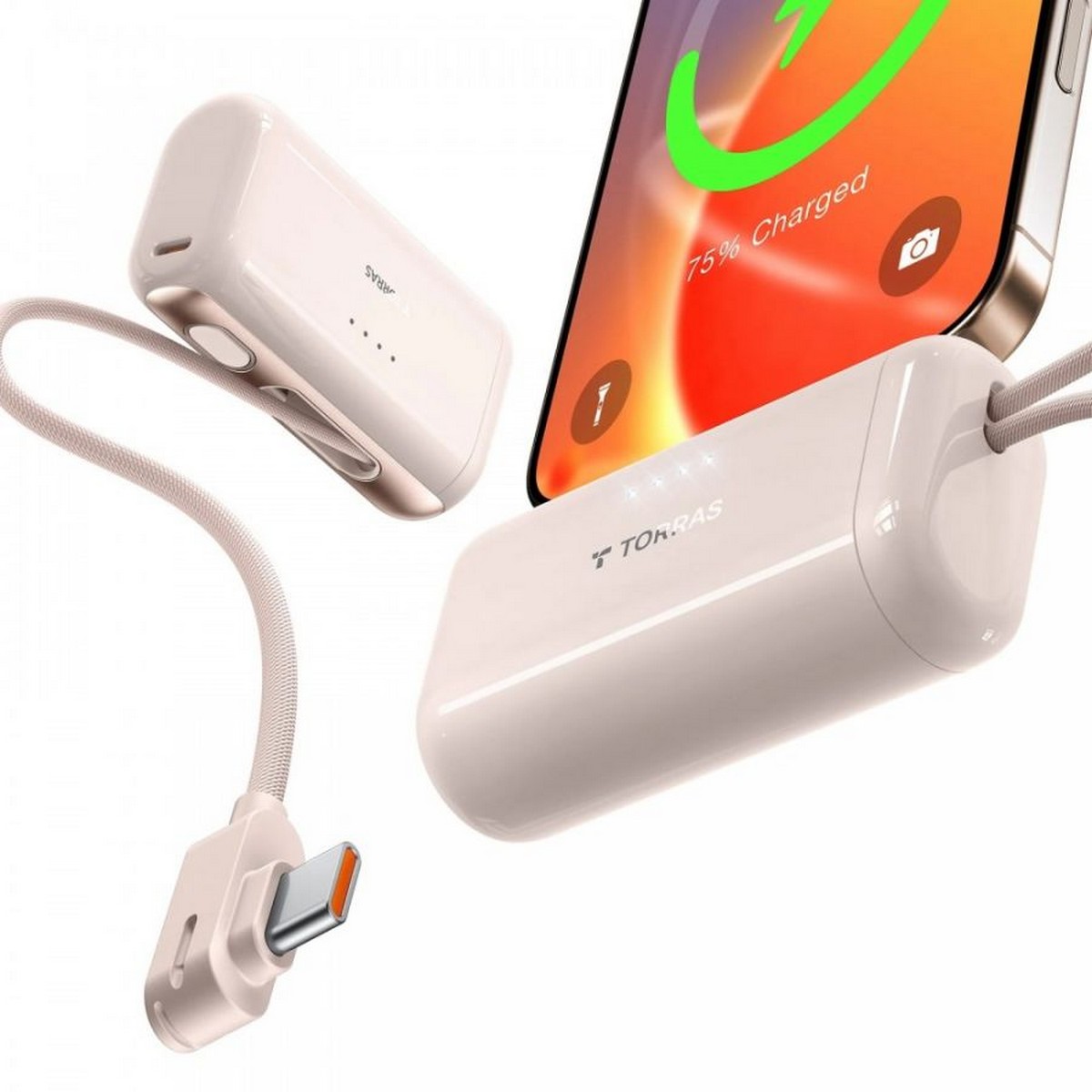 Imagem 0 de Powerbank Torras Pocketvolt 5.000Mah - Dourado