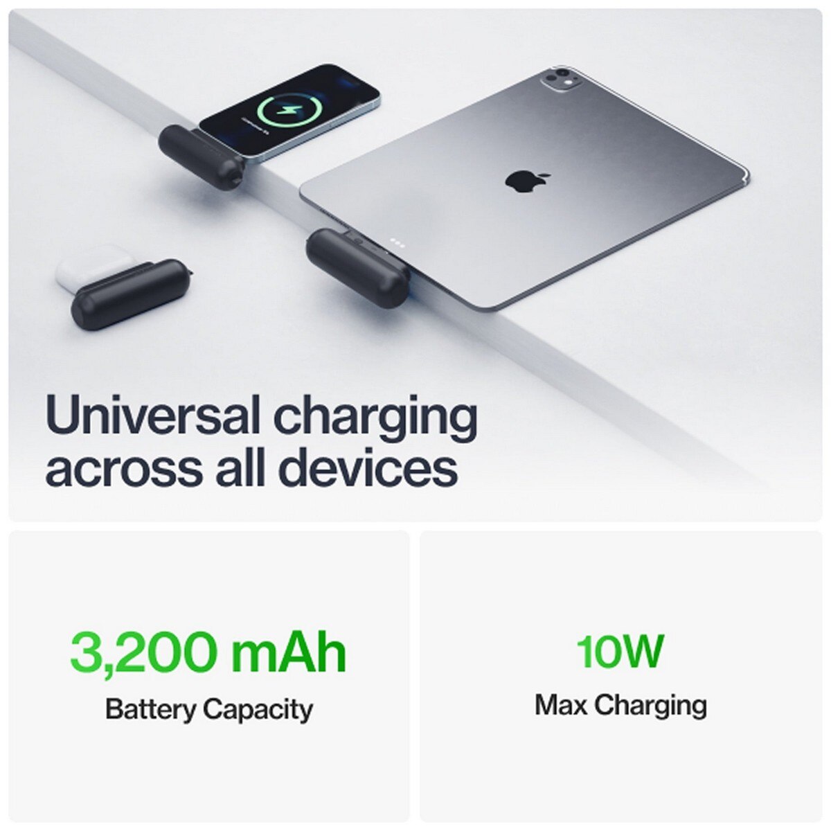 Power Bank Statik Snap-N-Charge® de 3200 mAh Preto-4