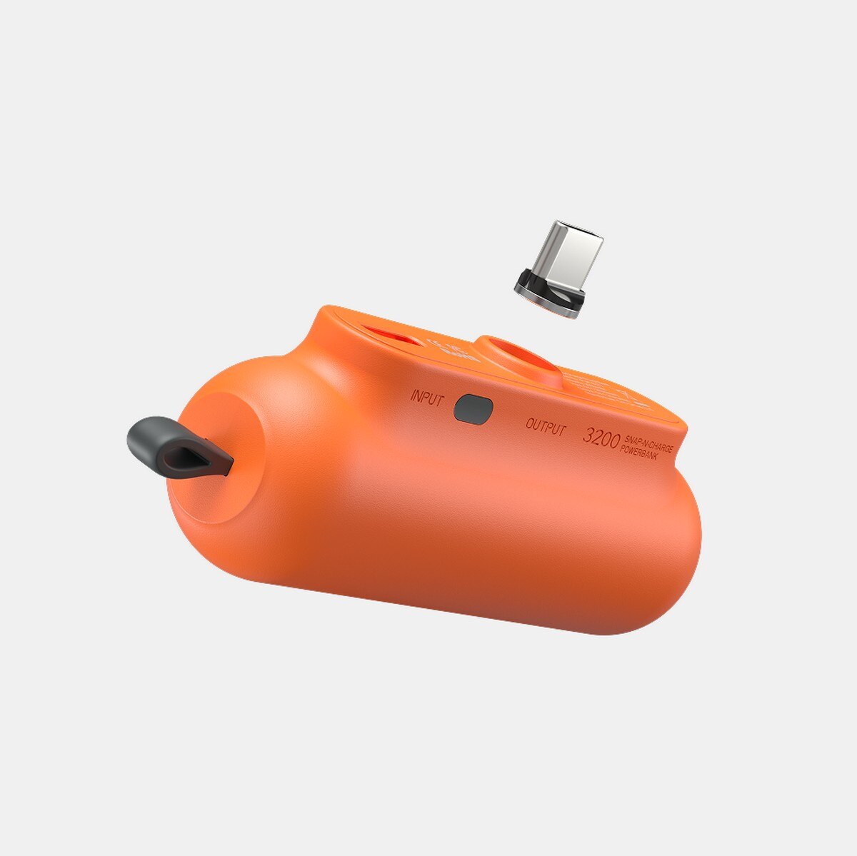Power Bank Statik Snap-N-Charge® de 3200 mAh Laranja-7