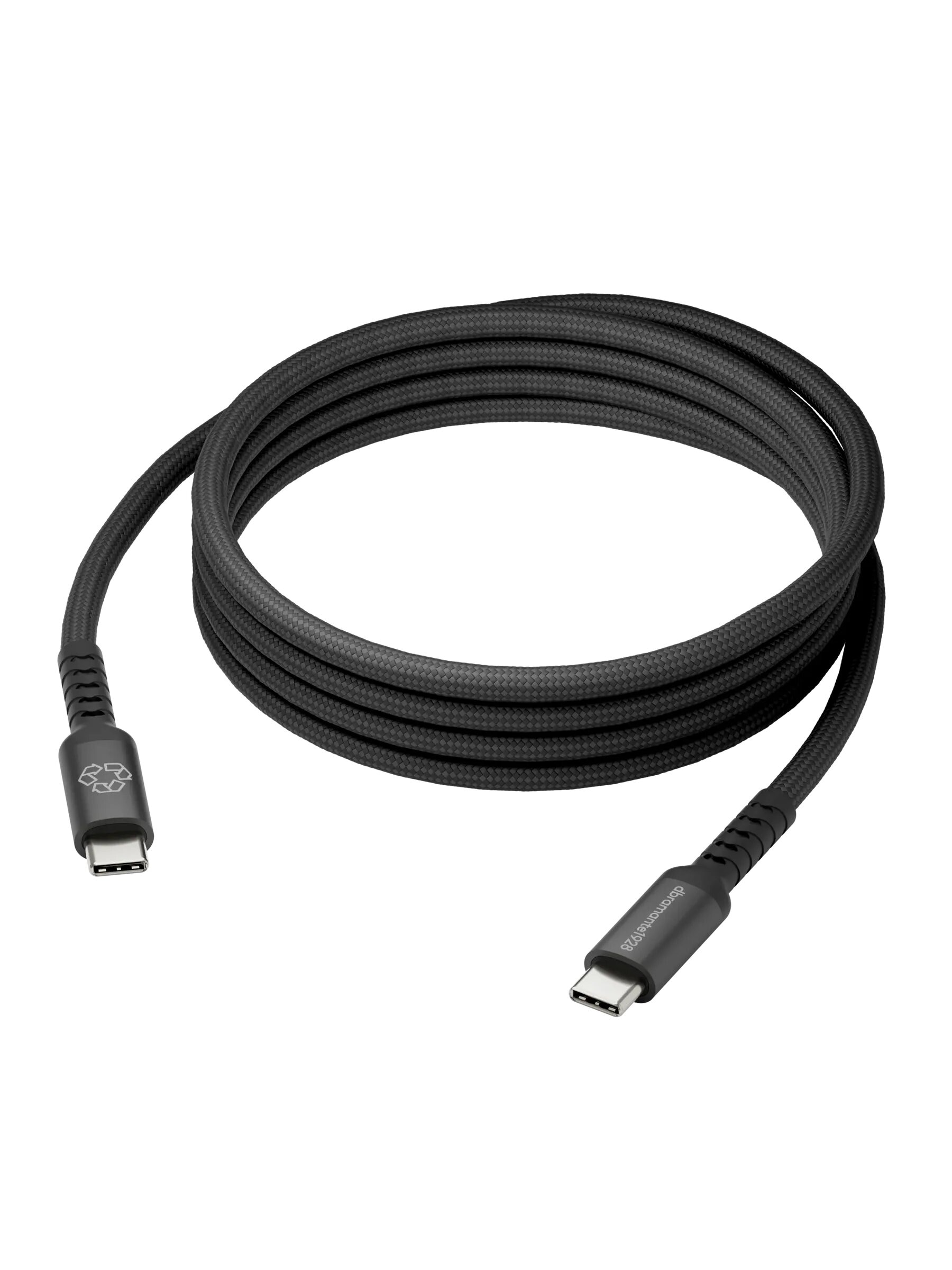 Cabo Dbramante Braided Re-charge IT USB?C/USB?C de 2 m e 240W - Preto Preto-1