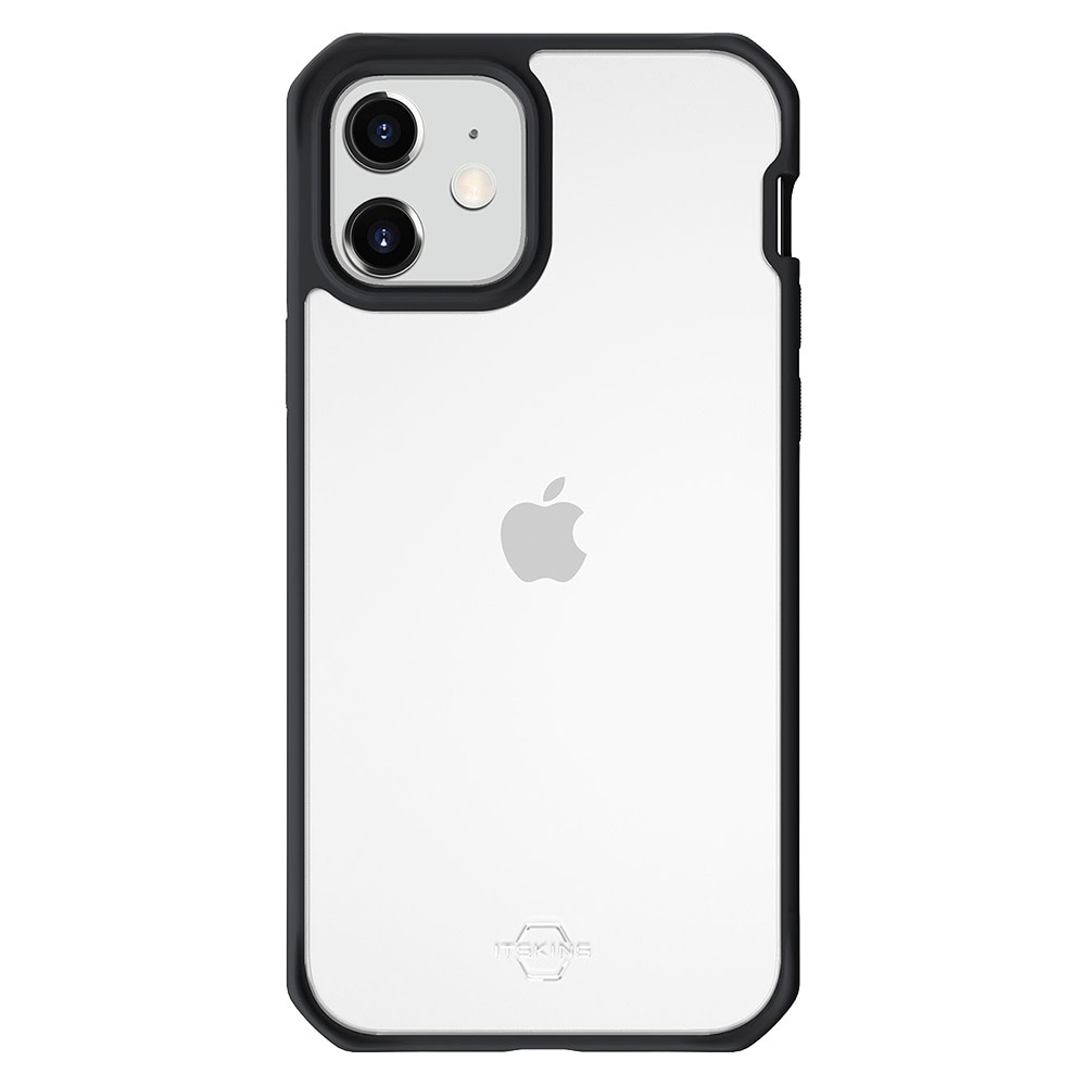 Capa Itskins Hybrid Solid iPhone 12 mini - Black Clear 2