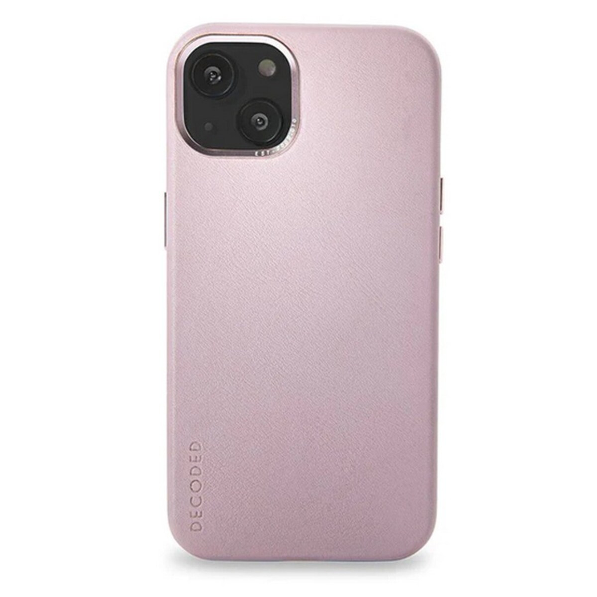 Capa em Pele Decoded com MagSafe para iPhone 13 Powder Pink-1