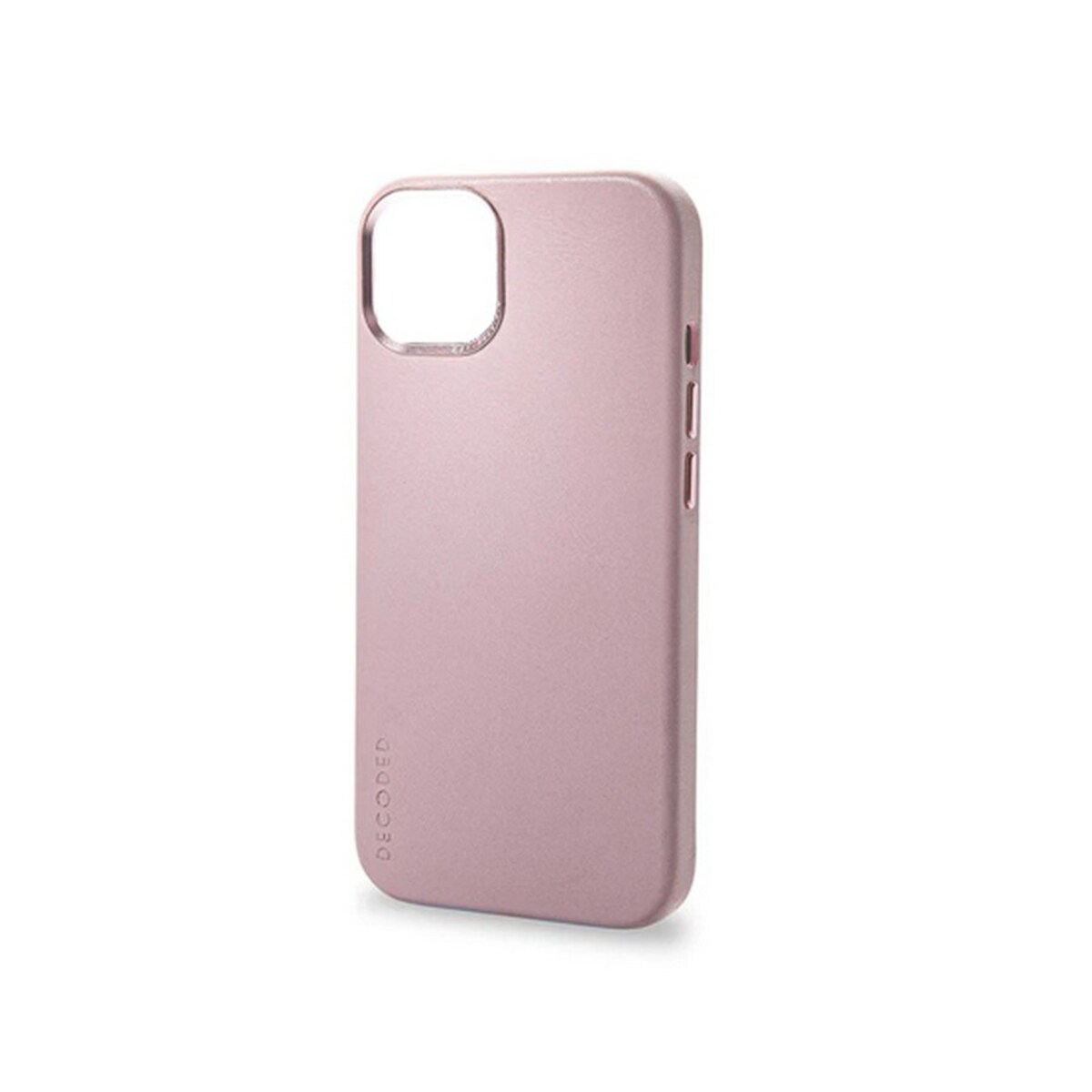 Capa em Pele Decoded com MagSafe para iPhone 13 Powder Pink-2