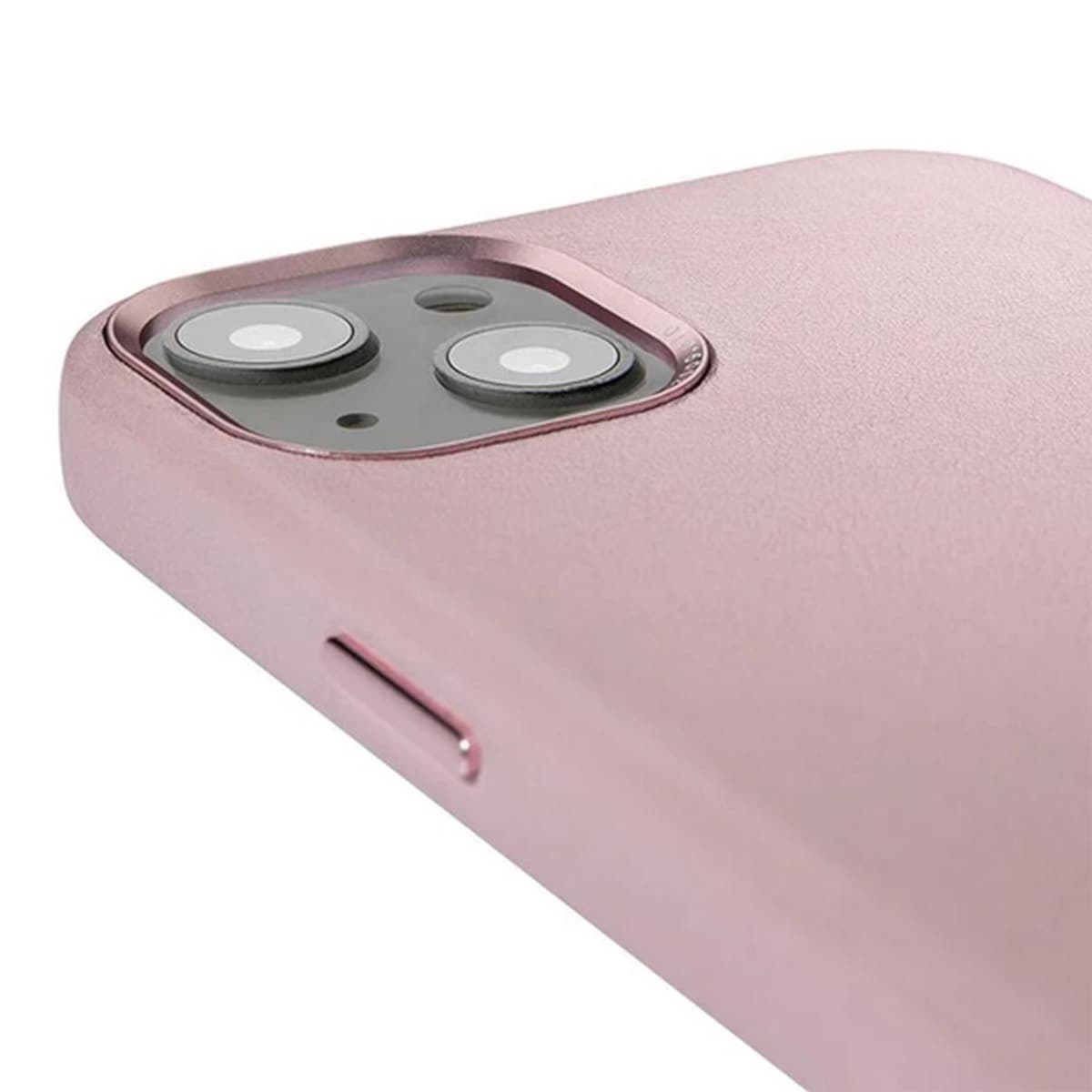 Capa em Pele Decoded com MagSafe para iPhone 13 Powder Pink-3