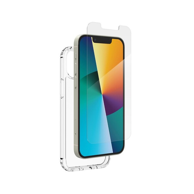 Imagem 0 de Bundle Capa e Película de Vidro Ifrogz Defence para iPhone 13 Mini (5,4") - Transparente