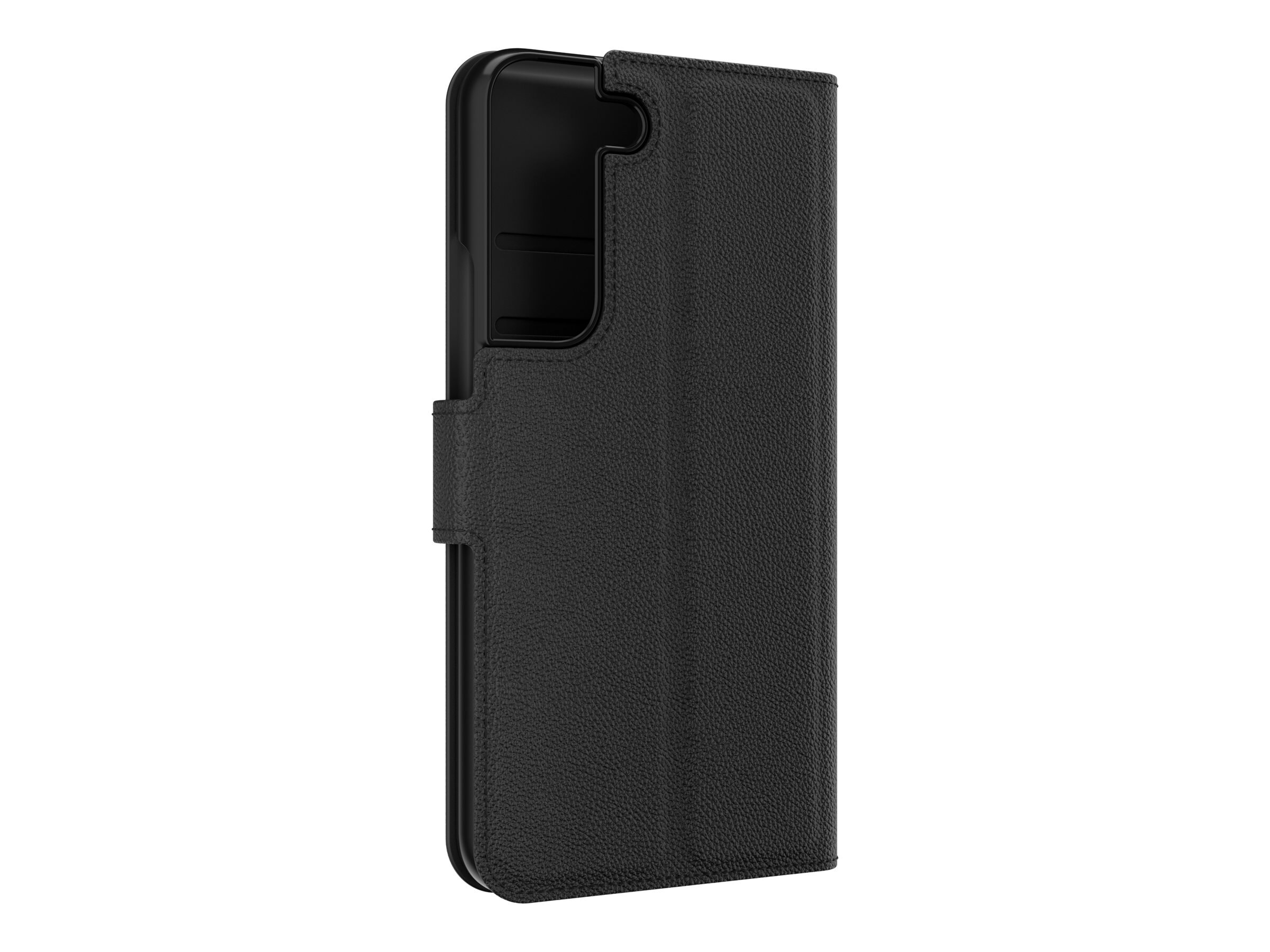 Imagem 0 de Capa Flip Defence de Couro para SmartPhone Samsung Galaxy S22 - Preto Transparente