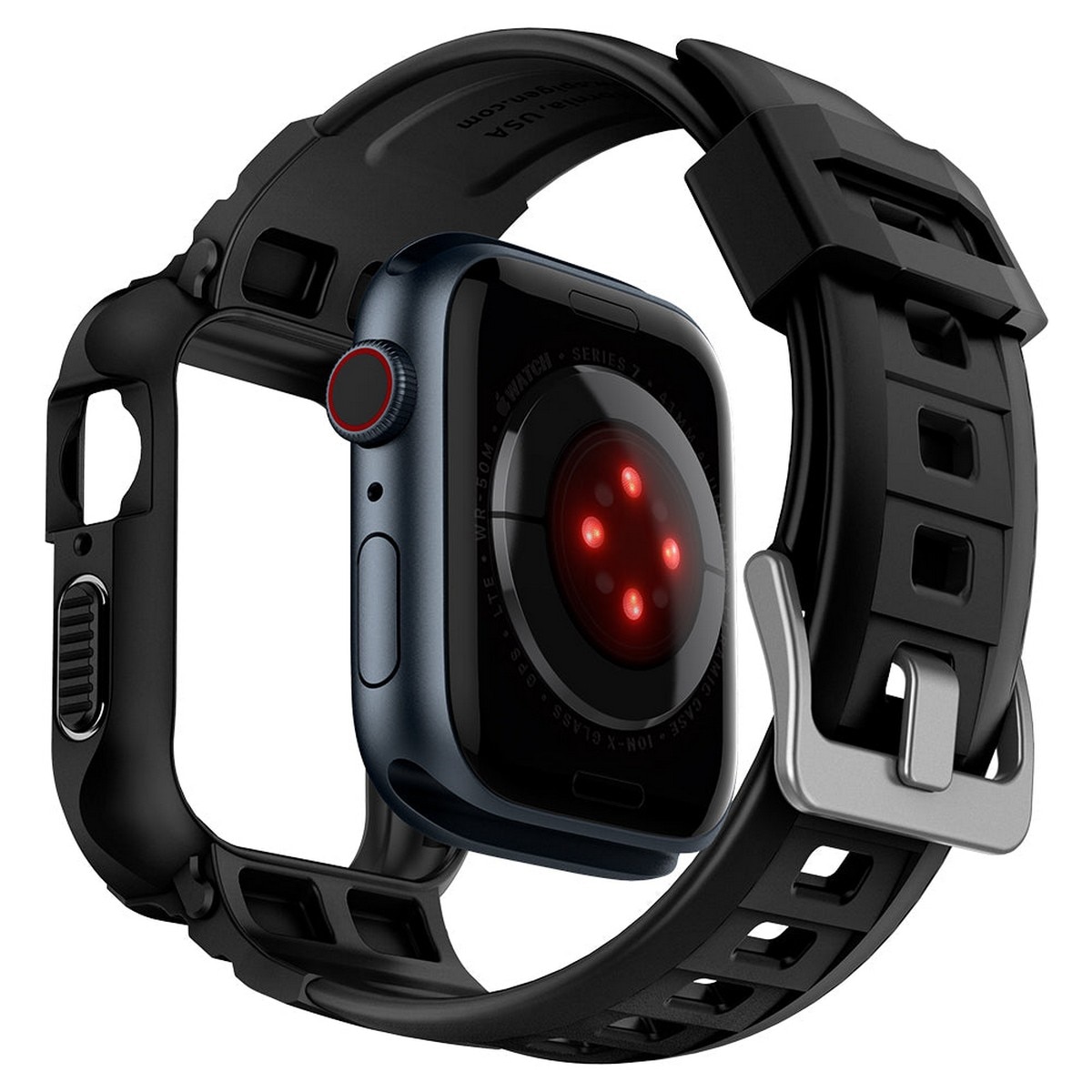 Capa Rugged Armor Pro para Apple Watch Series (41mm/40mm) Preto-5