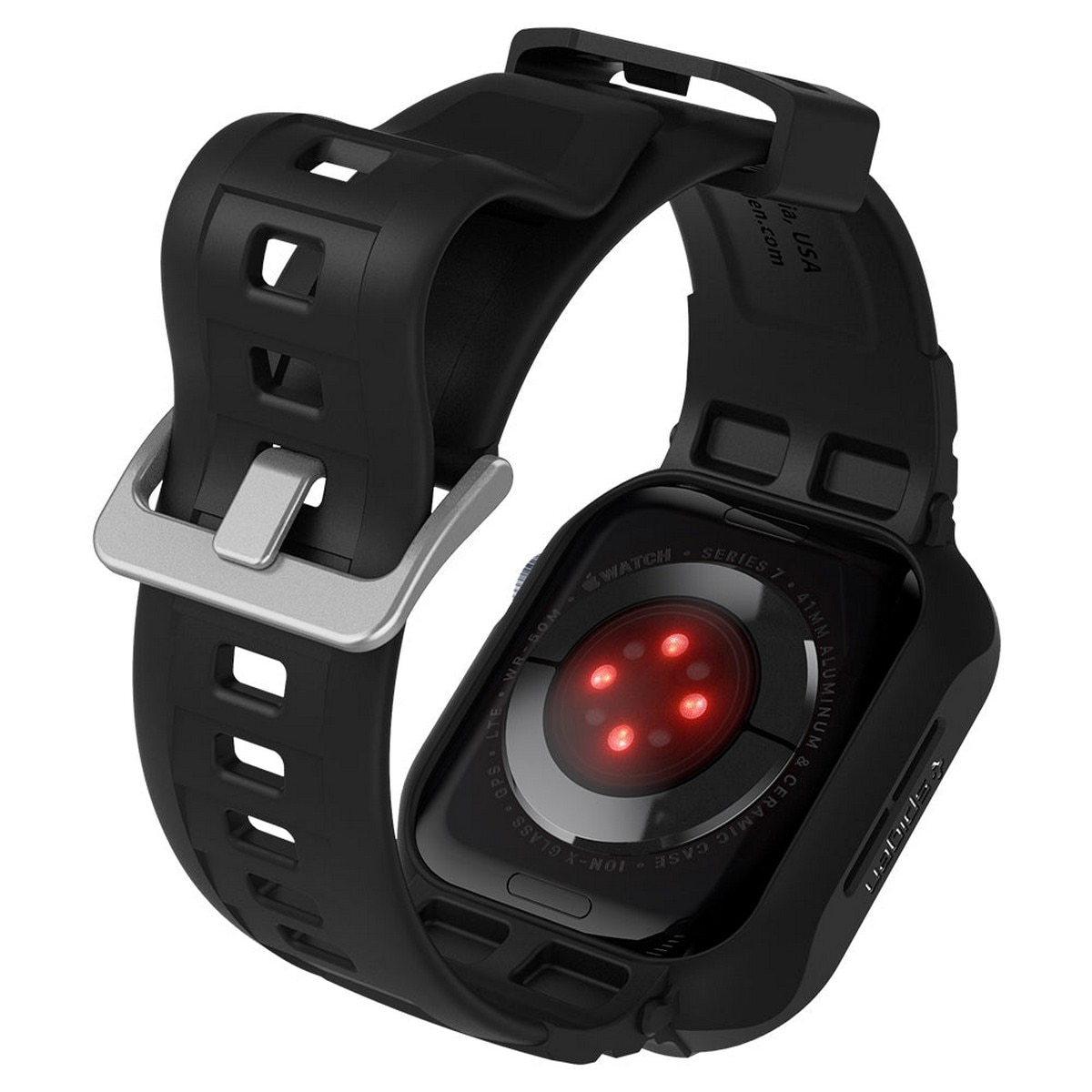 Capa Rugged Armor Pro para Apple Watch Series (41mm/40mm) Preto-10