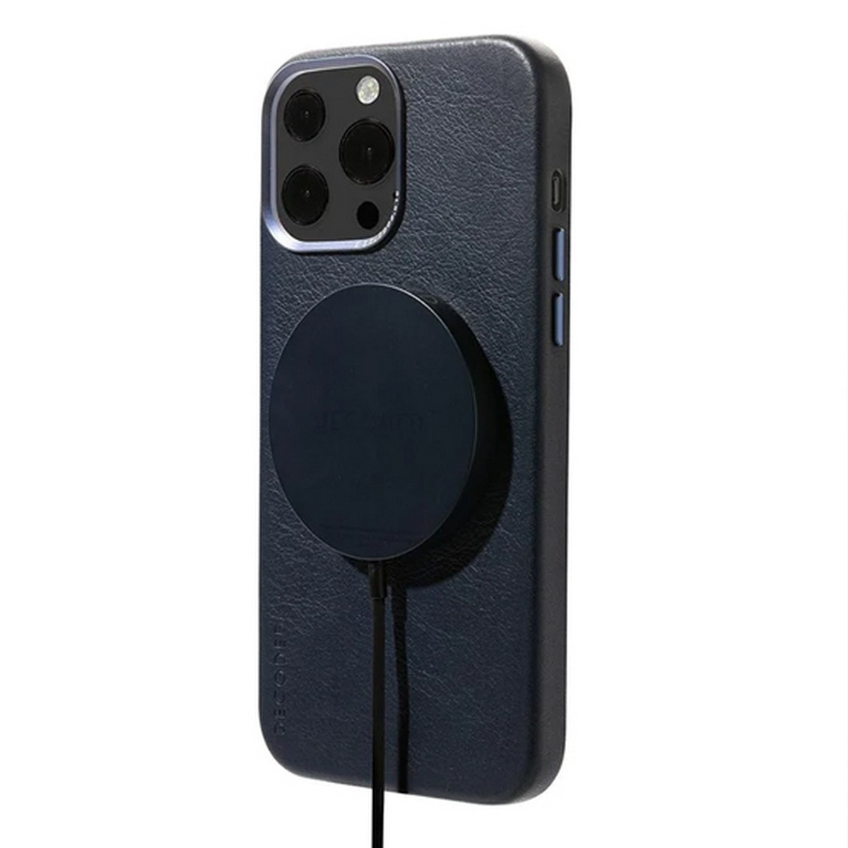 Capa iPhone 13 Pro Decoded em Pele Magsafe - Azul 4
