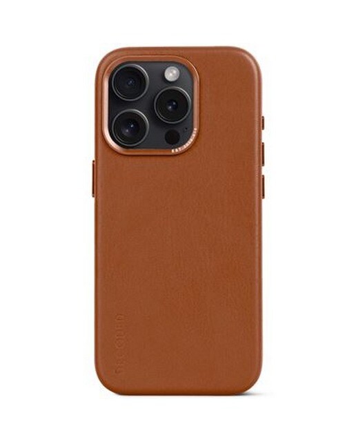 Imagem 0 de Capa Decoded iPhone 15 Pro Leather Cover - Castanho