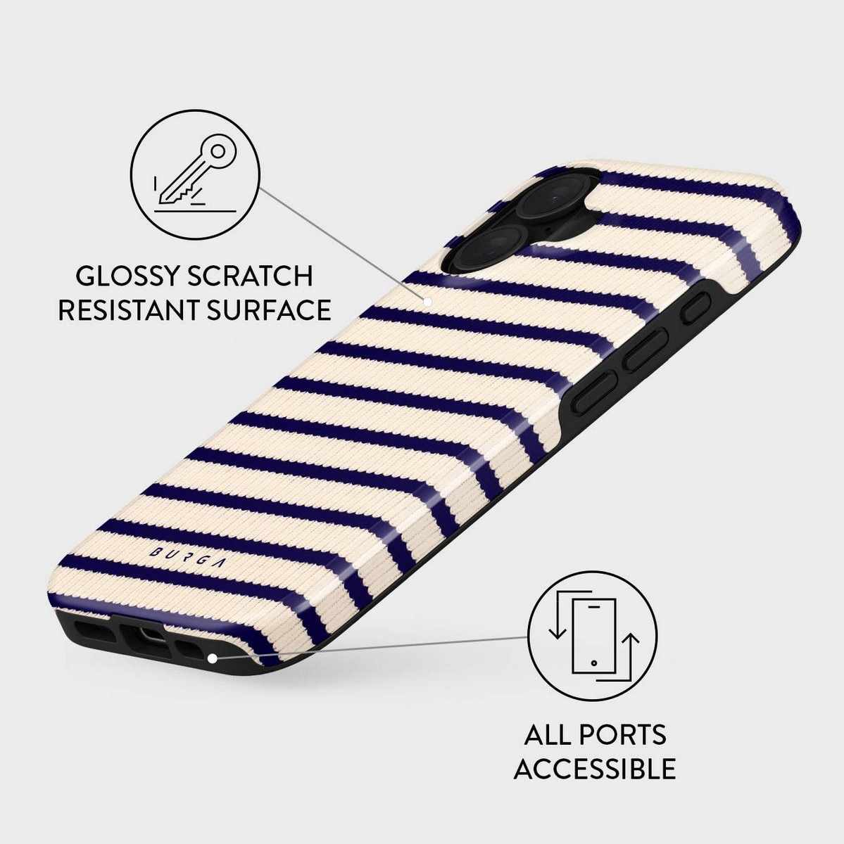 Capa Burga Tough com MagSafe para iPhone 16 - Old Money 4