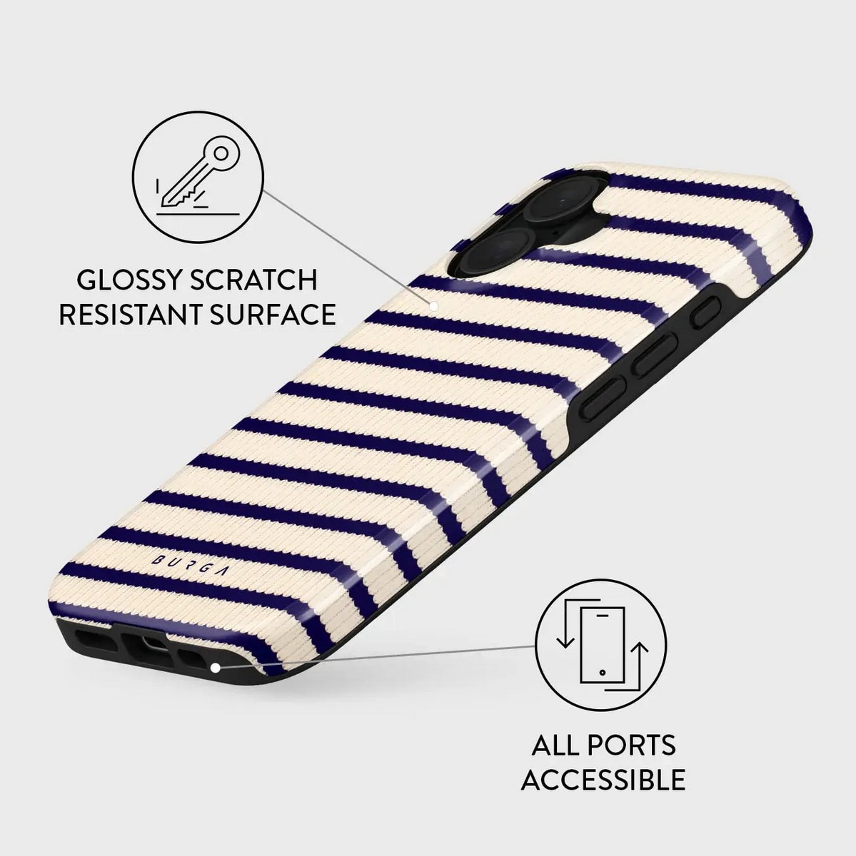 Capa Burga Tough com MagSafe para iPhone 16 Plus - Old Money 3