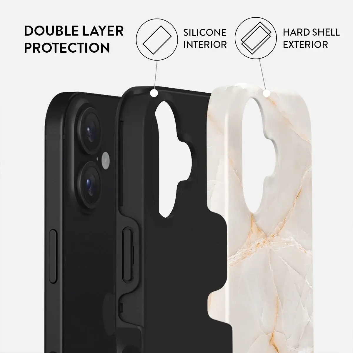 Capa Burga Tough com MagSafe para iPhone 16 Plus - Vanilla Sand 4