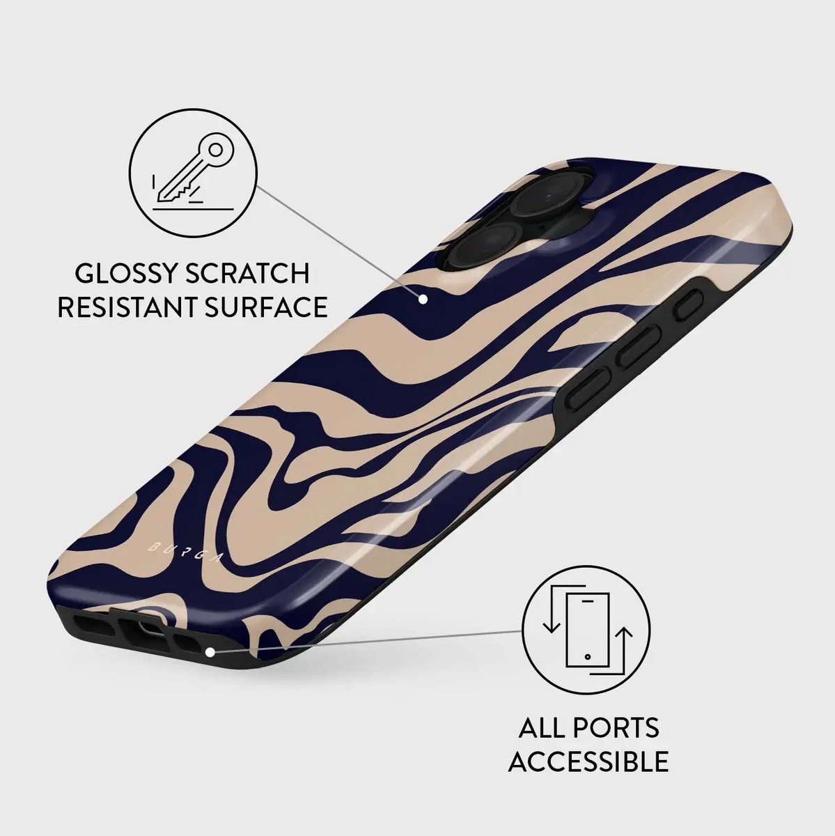 Capa Burga Tough com MagSafe para iPhone 16 Plus - Vigilant 4