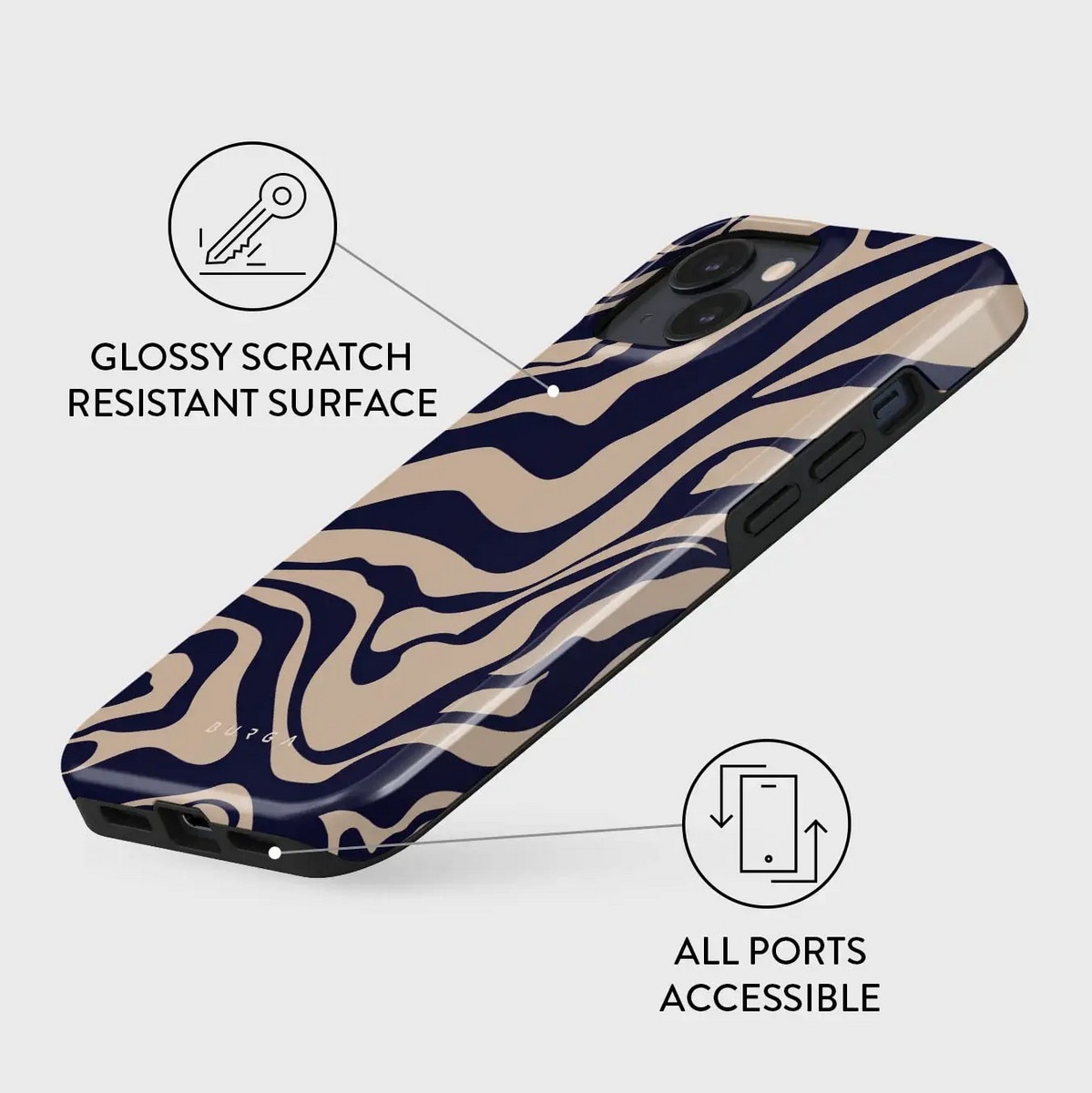 Capa Burga Tough com MagSafe para iPhone 16 Pro - Vigilant 4