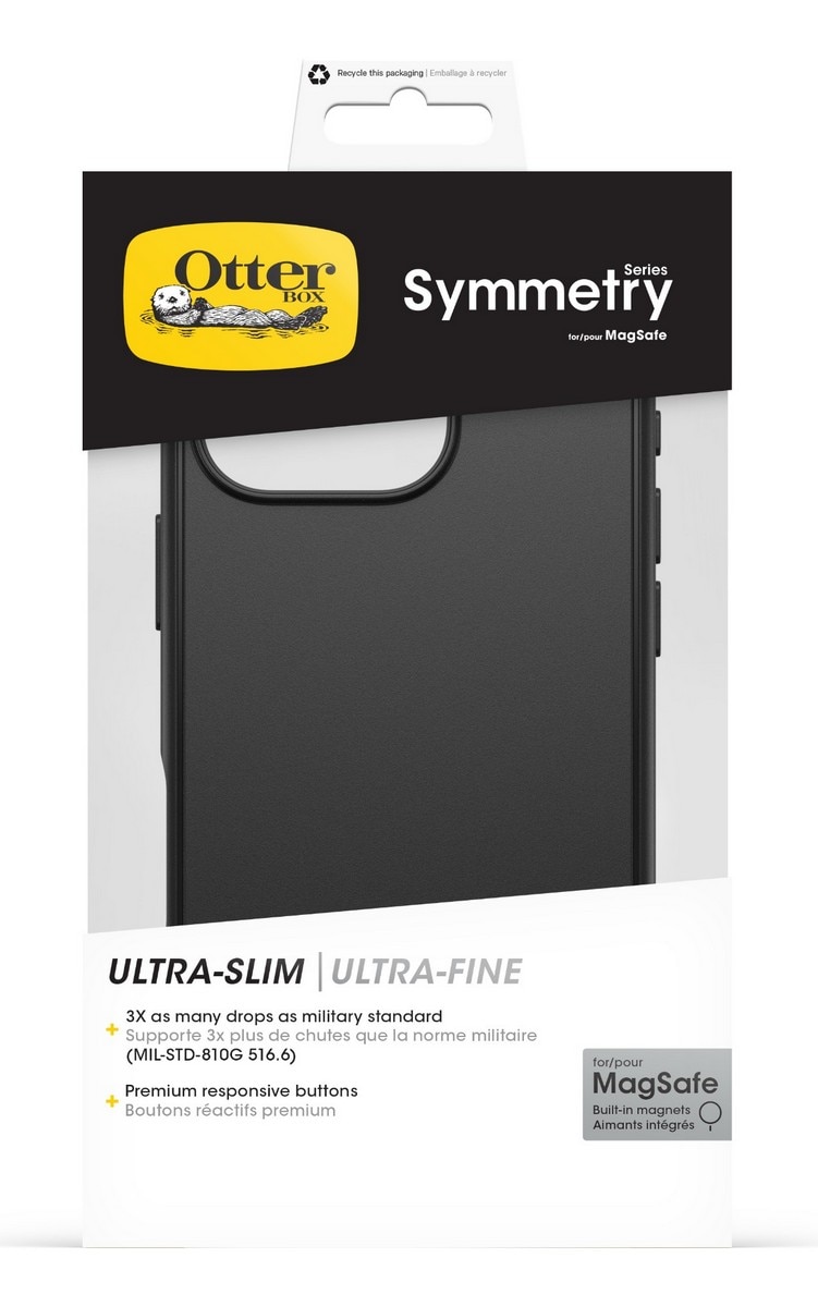 Capa Otterbox Symmetry com MagSafe para iPhone 16 Pro - Preto 4