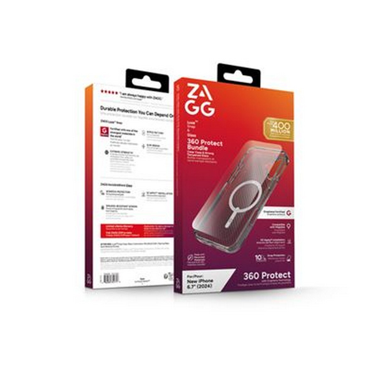 Bundle Zagg Capa Luxe + Película de Proteção para iPhone 16 Plus - Transparente 4