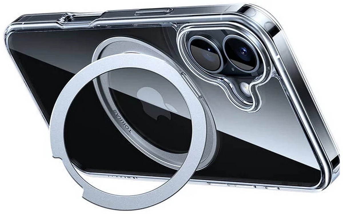 Capa Torras Ostand Pro para iPhone 16 - Transparente 3