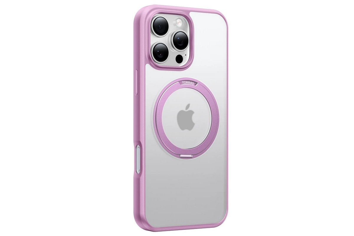 Capa Torras Ostand Pro para iPhone 16 Pro - Rosa 2