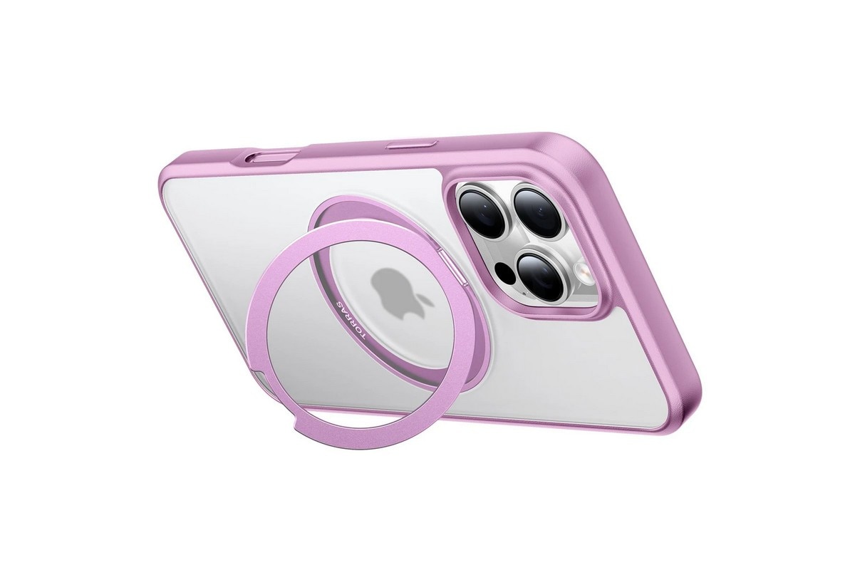 Capa Torras Ostand Pro para iPhone 16 Pro - Rosa 3