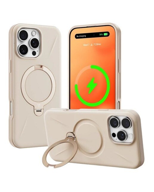 Capa Torras Ostand Spin Fusion com MagSafe para iPhone 16 Pro Max - Desert Gold 1