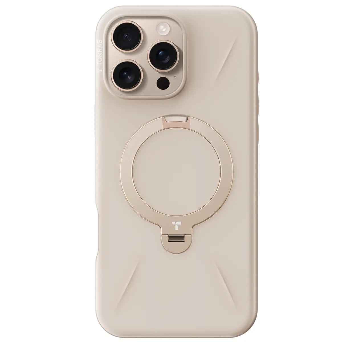 Capa Torras Ostand Spin Fusion com MagSafe para iPhone 16 Pro Max - Desert Gold 3