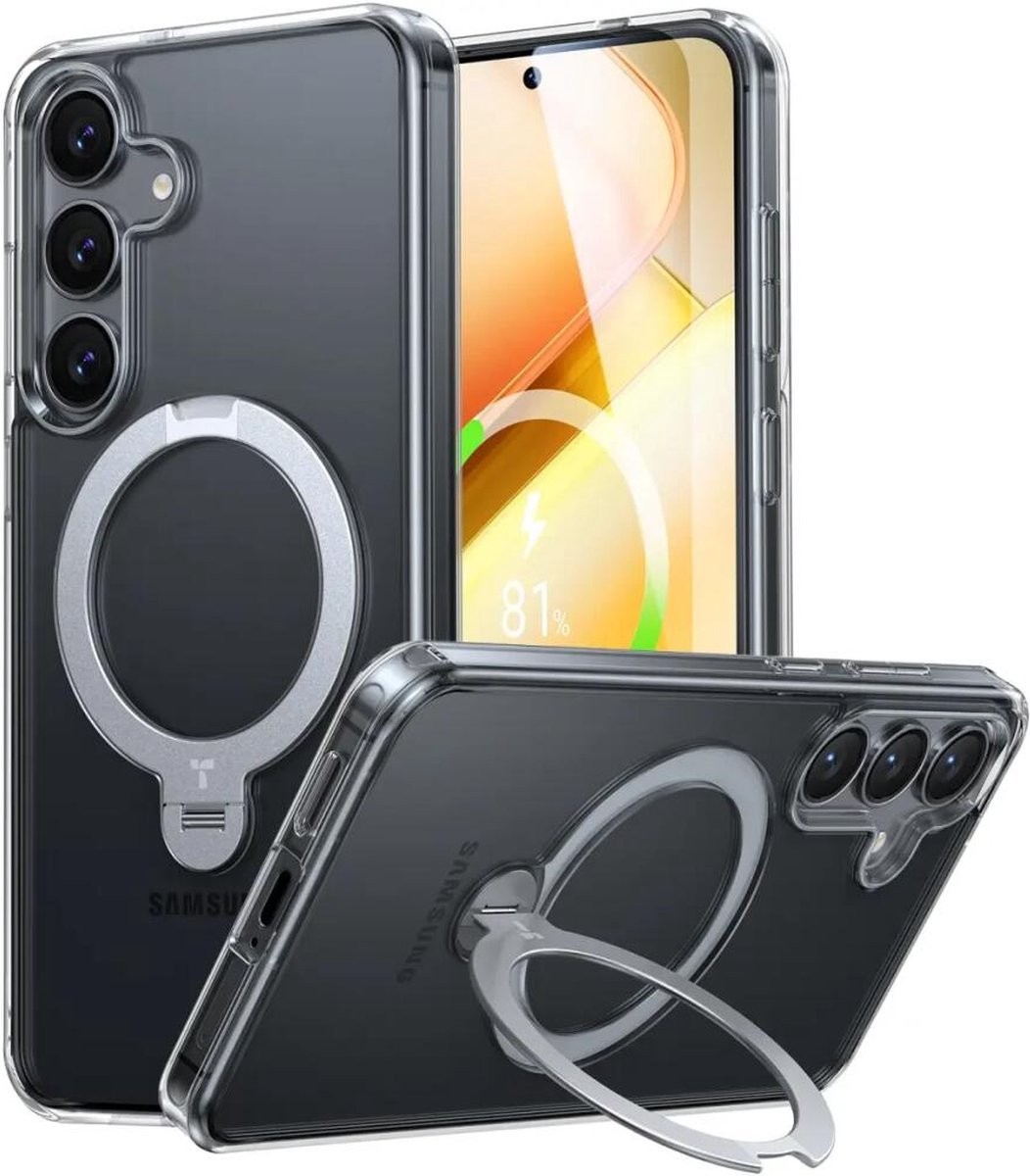 Imagem 0 de Capa Torras Ostand Spin para Samsung Galaxy S25+ - Transparente