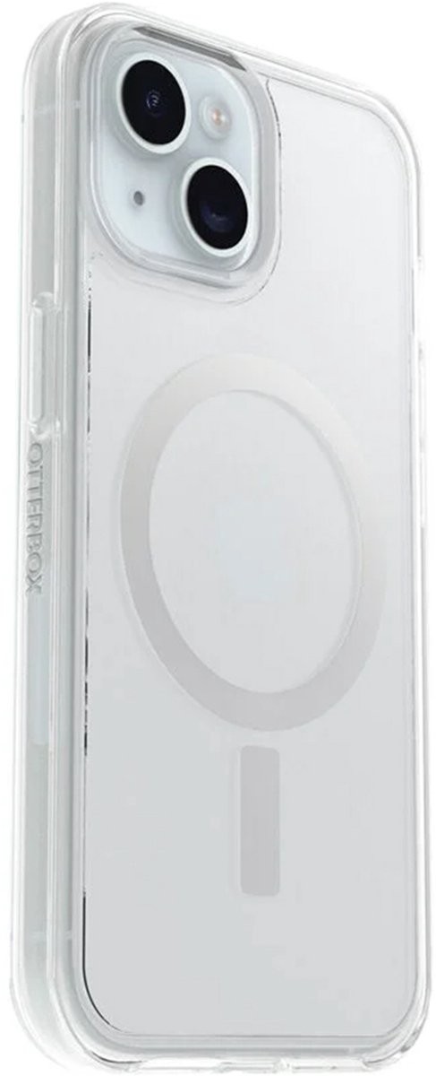 Capa Otterbox Symmetry Series Clear com MagSafe para iPhone 15 2
