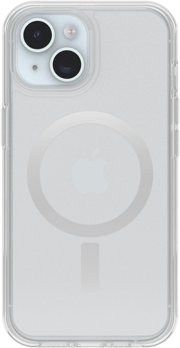 Capa Otterbox Symmetry Series Clear com MagSafe para iPhone 15 4